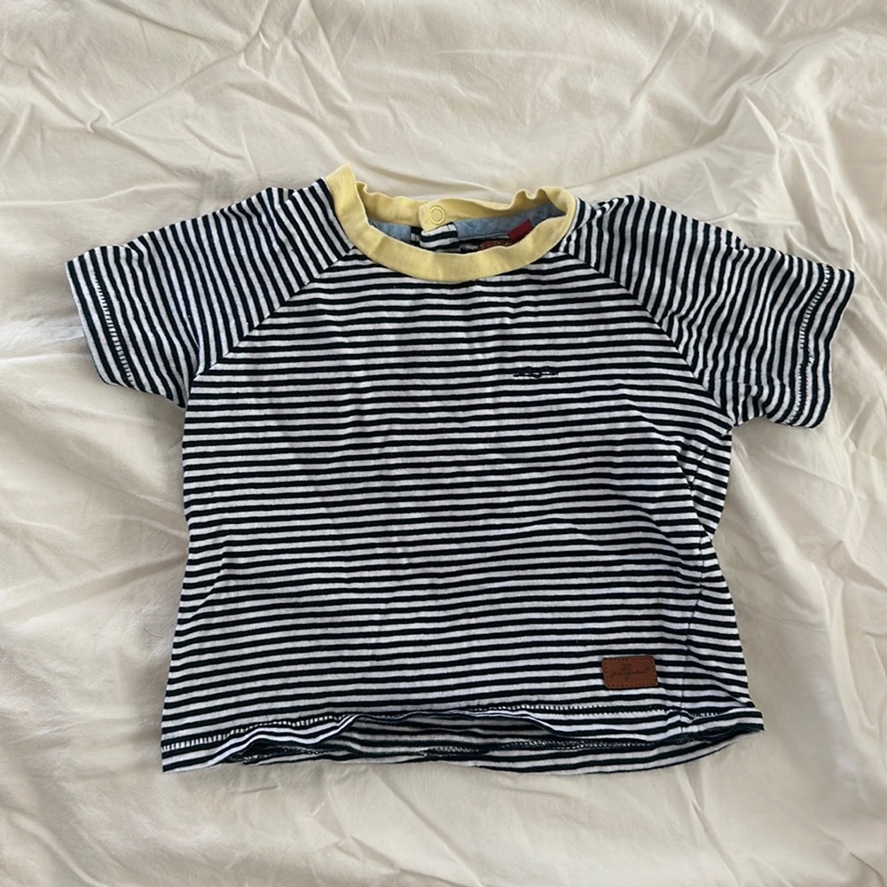 7 For All Mankind Striped Tee